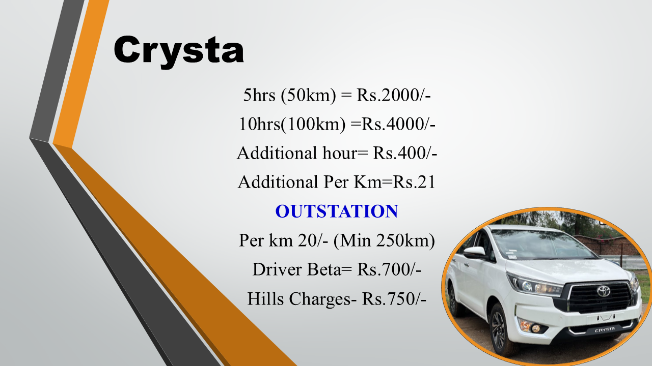Crysta Tariff
